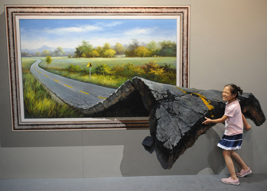 35 Awesome 3D Interactive Paintings - Magic Art works at Special Exhibition